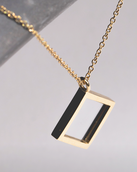 Nano-Tehilim Minimalist Vermeil Necklace for Women